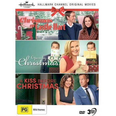Hallmark Christmas Coll 25: Christmas At Castle Hart / Open By Christmas / Kiss Before Christmas - NTSC/0 (DVD), Via Vision, Drama
