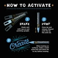 thumbnail image 6 of VersaChalk Metallic Chalk Markers, 8-Pack, 3mm Fine Tip, Wet-Erase, Non-Toxic, 6 of 7