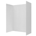 thumbnail image 6 of Streamline DSH-1080-97 32 in. L x 60 in. W x 76 in. H 3-Piece Glue-Up Alcove Shower Wall Surround in White Tile Finish, 6 of 11