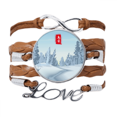 thumbnail image 1 of Circular Great Cold Twenty Four Solar Term Bracelet Love Chain Rope Ornament Wristband, 1 of 3