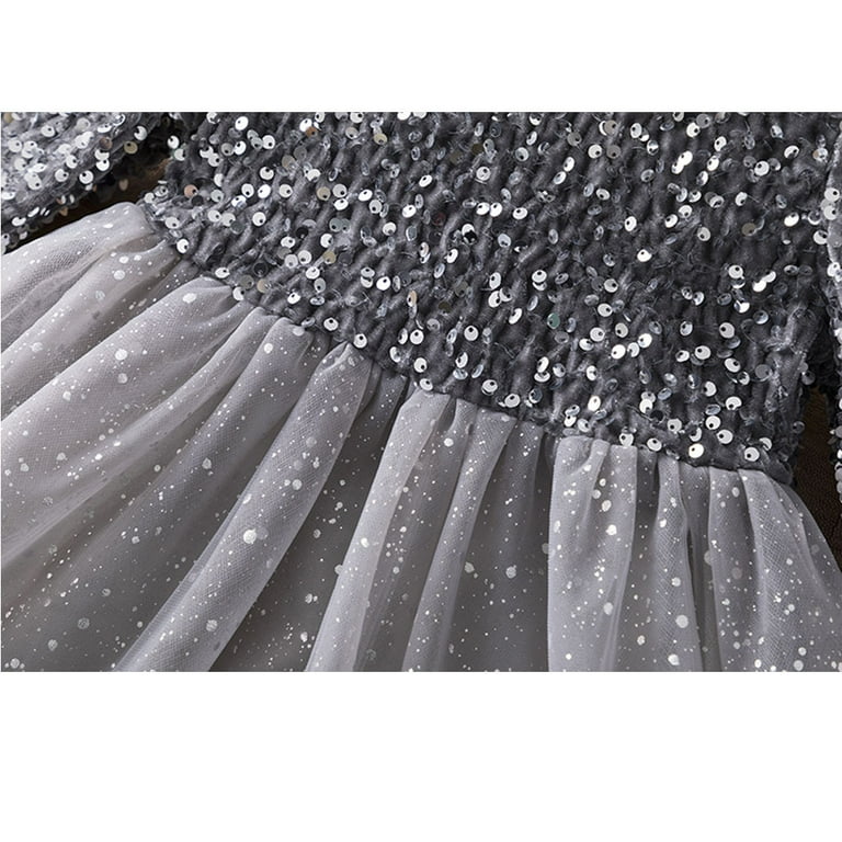 Walmart silver cheap dress
