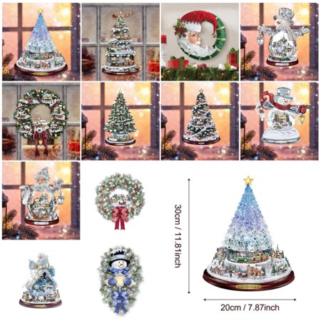 

PIYU Christmas Santa Claus Window Stickers Wall Ornaments Christmas Pendant Merry Christmas For Home Decor New Year Stickers 2022