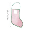 thumbnail image 2 of WWG Mini Christmas Stocking, Sheer Mesh Design with Decorative Ball, Lightweight Polyester, Hanging Loop for Tree or Door, Ornament and Storage Container, for Christmas Decor, 2 of 7