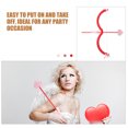 thumbnail image 2 of KAKOWELY juegos de arco y flecha de Cupido, accesorio para disfraz de Cupido de San Valentín, accesorio para Halloween, linda flecha y arco pequeños, accesorios para fotos de cosplay para fiestas., 2 of 5