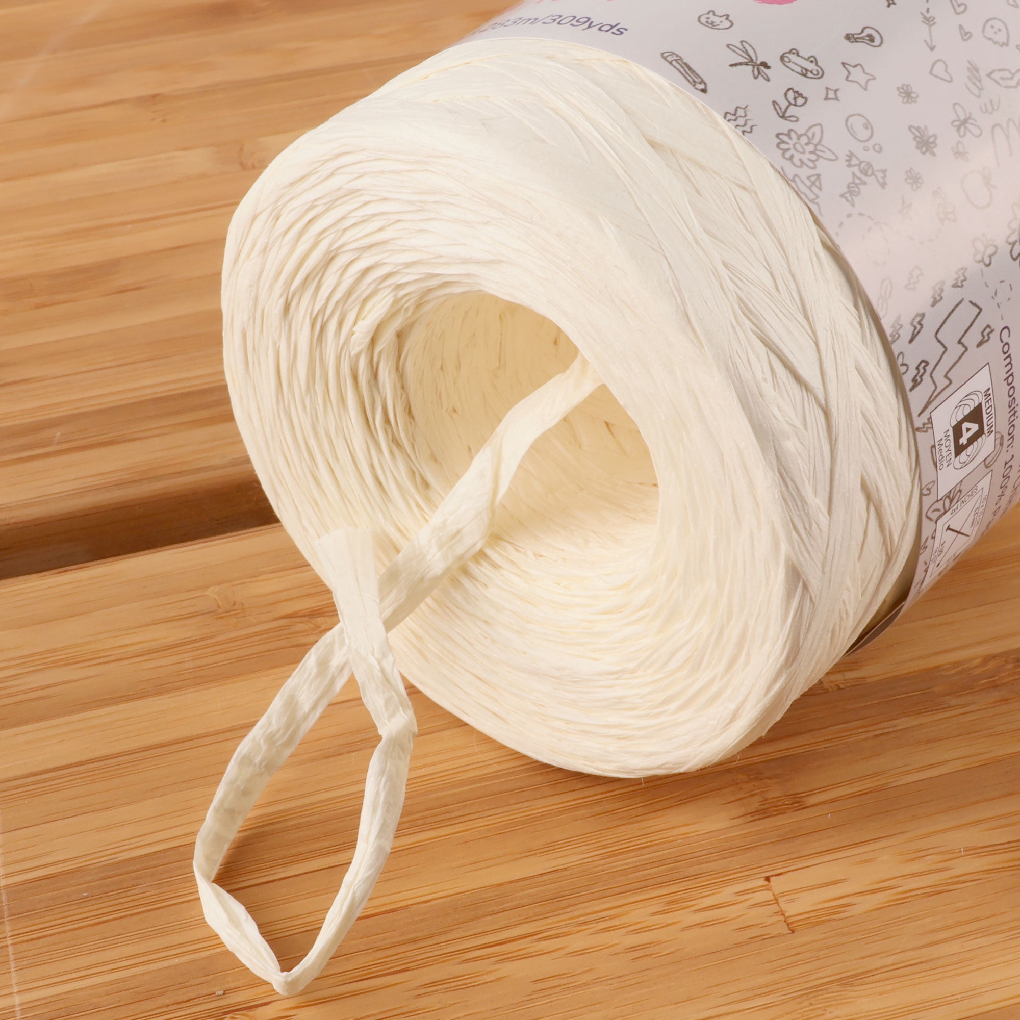 JubileeYarn Paper Notes Yarn - 180g/Cone Worsted Paper - Boss Floss - 2 Cones