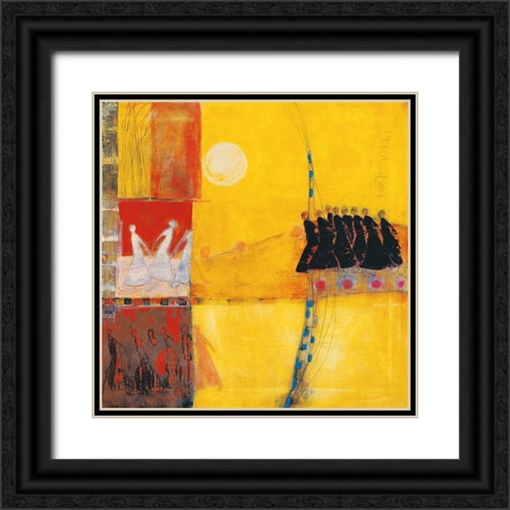 van Ginkel, Marjolijn 12x12 Black Ornate Wood Framed with Double Matting Museum Art Print Titled - Far Away