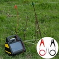 thumbnail image 6 of Electric Fence Clip,2Pcs Electric Fence Lead Wire Set with Alligator Clip,QZS Fencing System Wire with Alligator Clip for Farm Use(Black+Red), 6 of 6