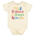 thumbnail image 3 of Inktastic Gramma and Grampa Love Me Boys or Girls Baby Bodysuit, 3 of 5