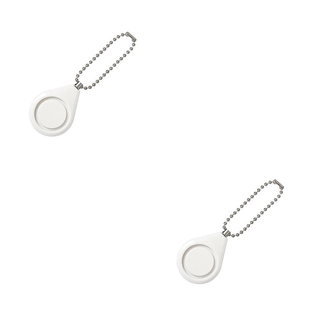 Seitruly Women Safety Alarm Portable Small Battery Mountain Travelling Alarms Hanging Operated 120db Shopping Walking Climbing Blanco 2piezas