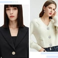 thumbnail image 5 of 10Pcs Pearl Buttons Alloy Rhinestone Shank Buttons Golden Flatback Beads Brooches Elegant Embellishment Accessory DIY Craft for DIY Wedding Party Bags Shoes Dress Home Decoration, 5 of 9