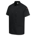 thumbnail image 3 of Chef Designs B74030504 Women Airflow Raglan Chef Coat, Black & Black Mesh - Medium, 3 of 4