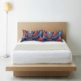 thumbnail image 6 of Yayeee Pillowcase Standard Size Set of 2 Satin Wrinkle Resistant Pillow Case, Blue Abstract Eagle, 6 of 8