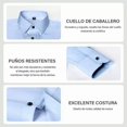 thumbnail image 5 of Camisa Casual De Negocios Cómoda Y Ajustada De Manga Larga, 5 of 5