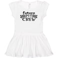 thumbnail image 3 of Inktastic Future Pit Crew Racing Flags Girls Baby Dress, 3 of 5