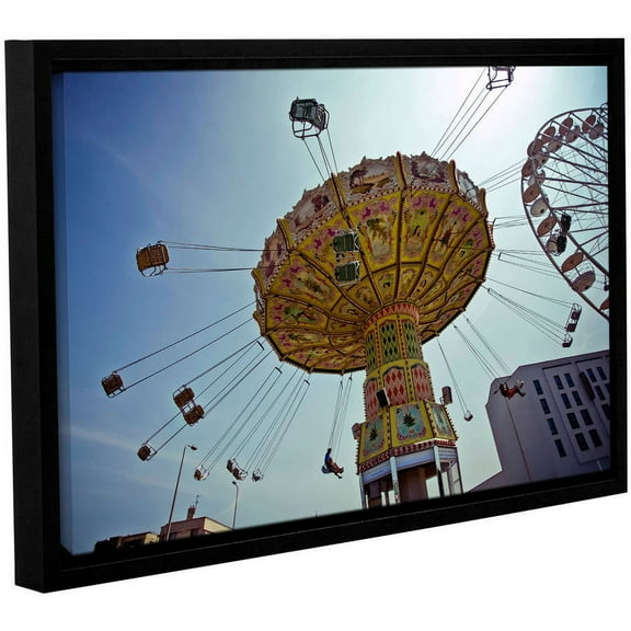 ArtWall Lindsey Janich "Carnival" Gallery-Wrapped Floater-Framed Canvas