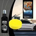 thumbnail image 4 of YWIYIUD 1 Set IronEraser RustRemover Spray IronPowder and BrakeDust Remover with Cleaning Pad for Car Wheels and PaintingAutomotive SurfaceCleaner for Wheels Rims and Metal Parts, 4 of 8