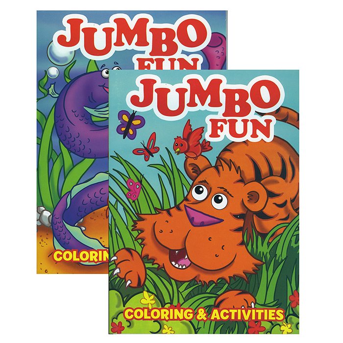 Jumbo Fun Coloring & Activity Book, Case Pack of 48