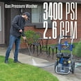 thumbnail image 3 of Westinghouse 3400-PSI, 2.6-GPM Gas Pressure Washer with 5 Nozzles & Soap Tank, 3 of 12