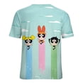 thumbnail image 6 of The Powerpuff Girls Womens T-Shirt Round Neck Short Sleeve Tee Shirts Summer Breathable Tops Blouse M, 6 of 8