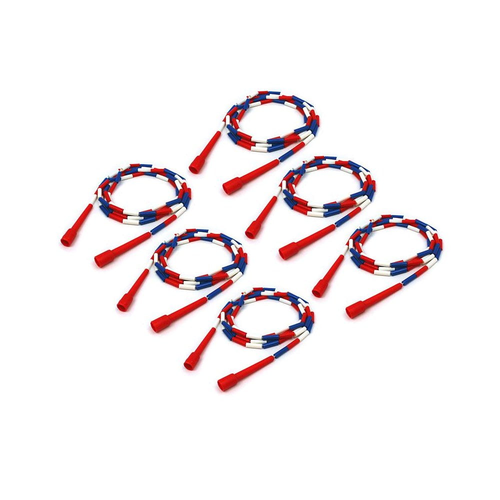 Segmented Plastic Jump Rope, 10', Pack of 6