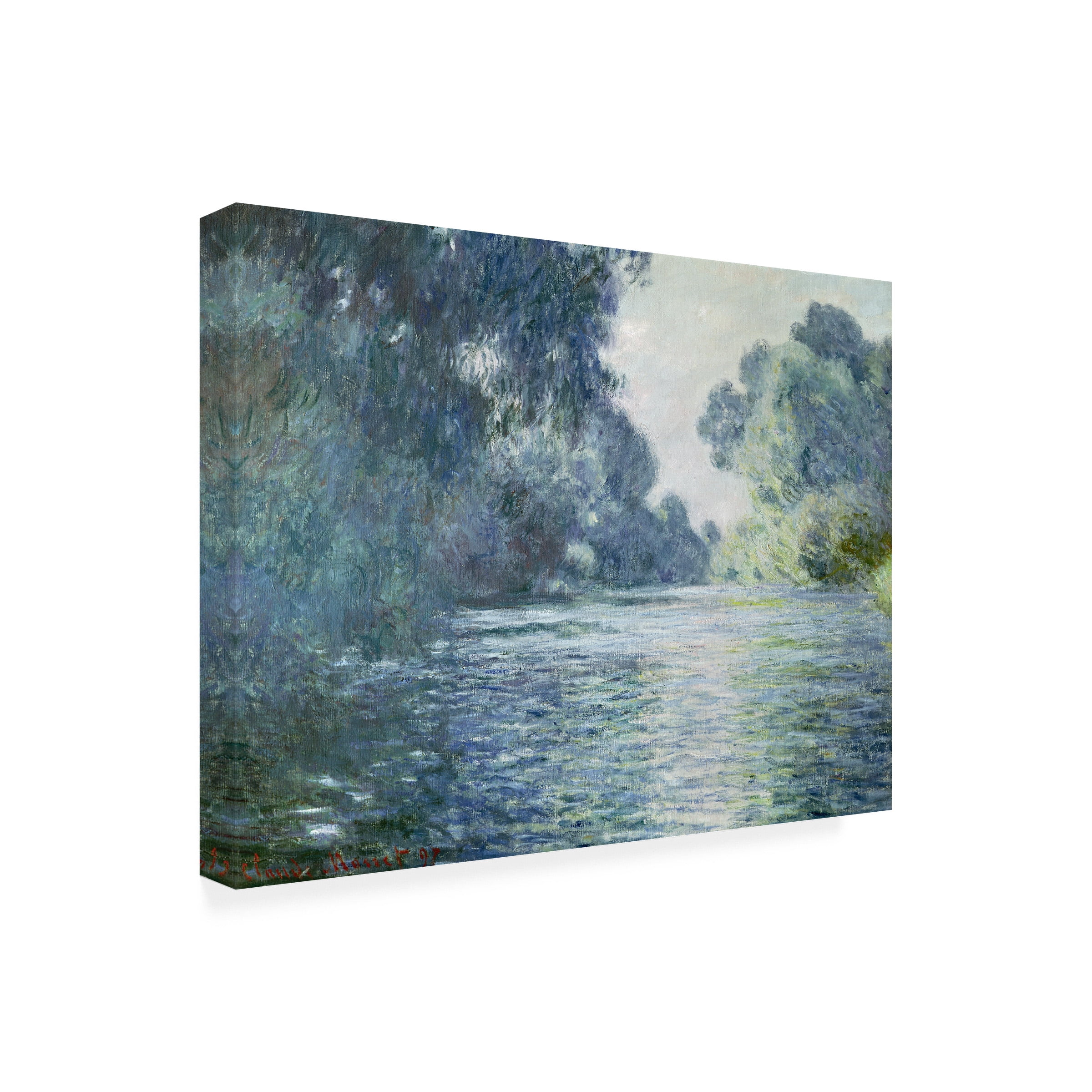 Claude Monet 'Branch of the Seine near Giverny' Outdoor All-Weather Wall Decor