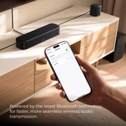 ULTIMEA Aura S4T 7.1ch TV Soundbar with 4 Surround Speakers, Surround Sound System with 5.25 Subwoofer, App Control, Bluetooth 6.0, HDMI/OPT/AUX, Peak Power 350W