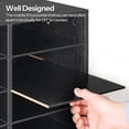 thumbnail image 6 of Countertop Mail Sorter, Wooden Literature Organizer, Student Mailbox for Classroom, Desktop Organizer for Office Home School, 12 Compartments Black, 6 of 16