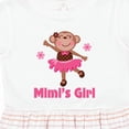 thumbnail image 4 of Inktastic Mimi's Girl Monkey Girls Toddler Dress, 4 of 5