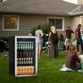 thumbnail image 6 of Compact Beverage Refrigerator, 108 Can/3.0 Cubic Feet Fridge with Glass Front Door for Soda, Beer or Wine, Under Counter Drink Dispenser, 6 of 7