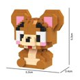 thumbnail image 1 of Sanrio-bloques de construcción de Hello Kitty para niños, juguete de Navidad, Mini figuras de Anime, Kuromi, modelo de muñeca de Disney, regalo, nuevo, 1 of 2