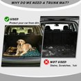 thumbnail image 4 of Yuyamidu Sunflower Leopard Car Trunk Mat 29" x 39", Anti-Scratch Protective Cargo Liner Full Protection Universal Fit for Most Cars SUVs, 4 of 7