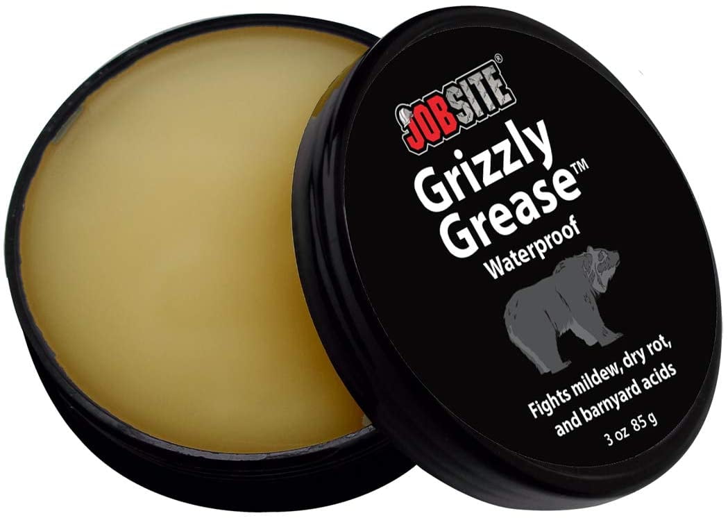 JobSite Grizzly Grease Waterproofing - Leather Protector - 3 oz