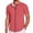 Hot Pink, variant on Men's Polo Shirts Short Sleeve Zipper Tees Shirts Loose Fit Pink Mens Summer Beach Polo Shirts