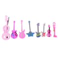 thumbnail image 2 of 8 unids / set artículos de miniaturas de casa de muñecas de plástico instrumento musical Erhu violonchelo violín guitarra y así sucesivamente Baoblaze Instrumento de Muñecas, 2 of 6