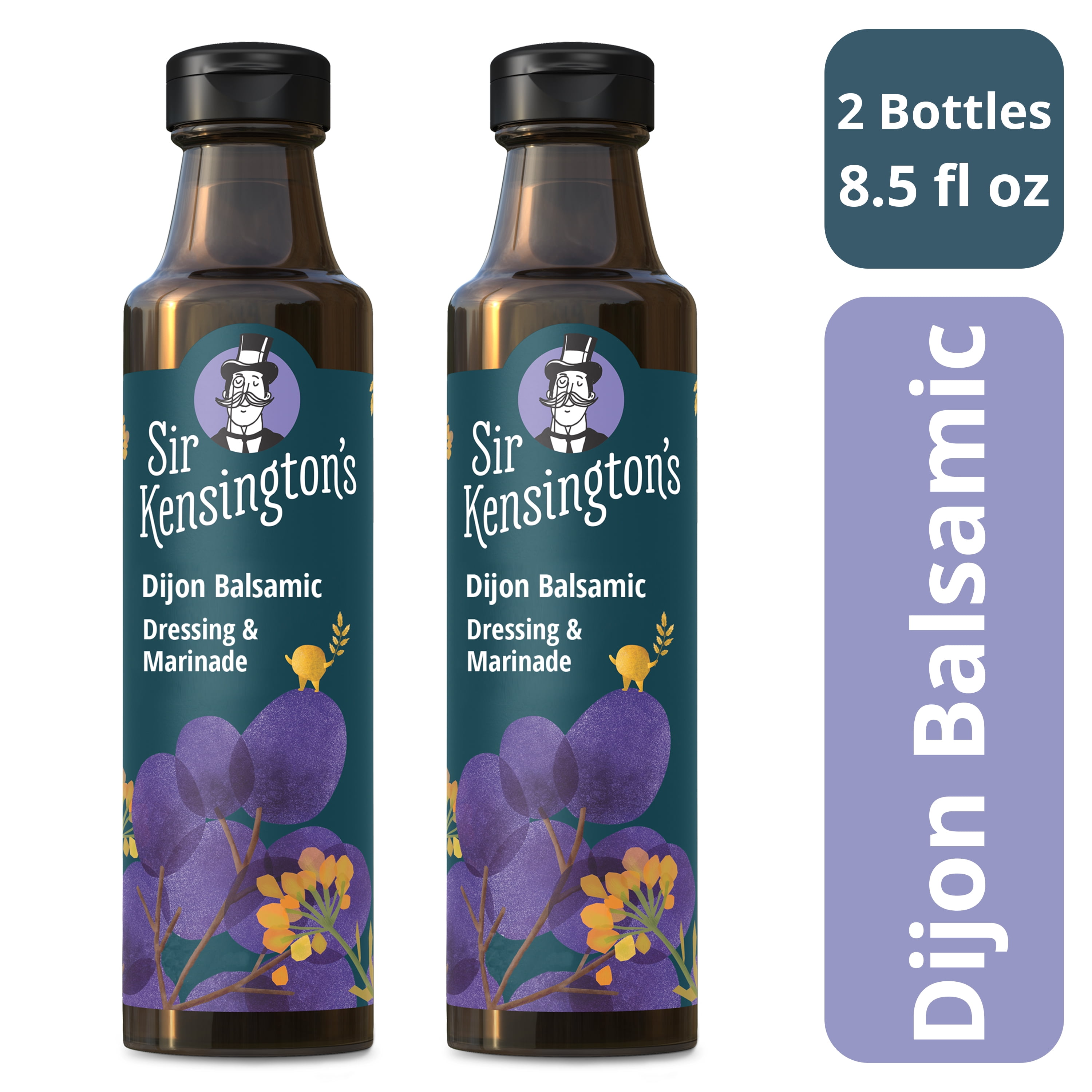 (2 pack) Sir Kensington's Dressing Dijon Balsamic 8.5 oz