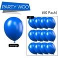 thumbnail image 5 of Royal Blue Balloons 50 pcs 12 Inch Matte Latex Helium Balloons for Graduation Baby Shower 4th of July Independence Day Gender Reveal Under the Sea New Born Birthday Party Decorations Blue-Y5, 5 of 6