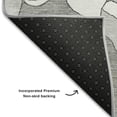 thumbnail image 6 of Dalyn Rugs Premium Machine Washable Mayfield AMF857 Gray 1'8" x 2'6" Rug, 6 of 6