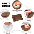 thumbnail image 4 of OUSITAID Sac Chauffant Électrique à Eau Compresse Chaude pour Crampes et Muscles Douloureux Sac de Compresse Chaude Rechargeable pour Usage Intérieur et Extérieur Coussin Chauffant Réutilisable, 4 of 6