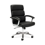 HON Traction High-Back Executive Chair, with Fixed Arms, in Black (HVL103)