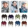 thumbnail image 3 of Desert Shemagh Scarf Soft Fringed Arab Headscarf Unisex Keffiyeh Bandana Unisex Headwrap Arabian Scarf Head Covering, 3 of 10