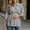 Gray, variant on Women Maternity Cotton Button Down Shirt Long Sleeve Collared Adjustable Drawstring Waist Pregnancy Blouse for Work Daily Wear S-XXL