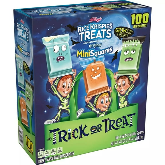 Kelloggs Rice Krispies Treats Halloween Mini Squares (100 Count)