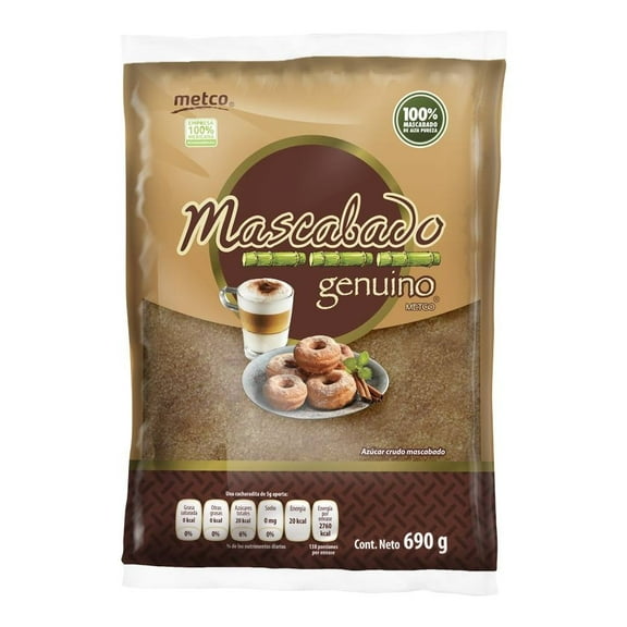 Azúcar mascabado Metco Genuino 690 g