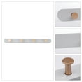 thumbnail image 3 of Unique Bargains Coat Rack Wall Mount Coat Hook for Hanging with 4 Hooks Hat Rack Gray, 3 of 7