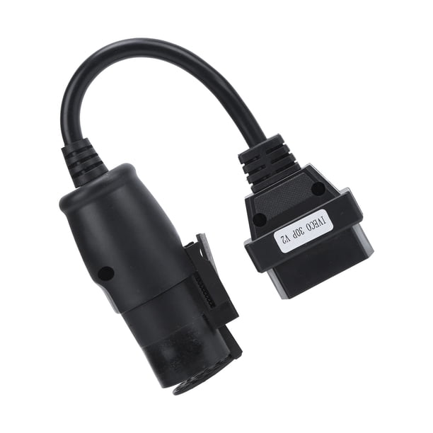 Cable de diagnóstico de 30 pinos, 16 pin OBD II Conector Compacto Reemplazo Resistente A la Corroson
