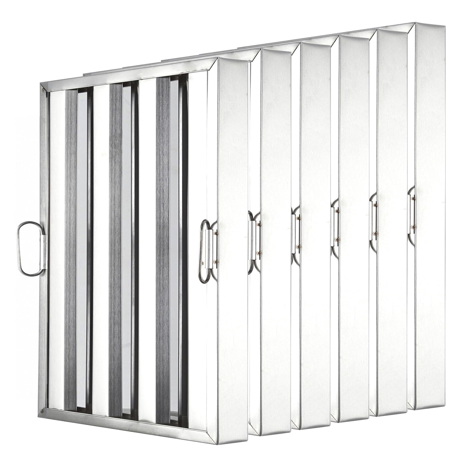 Yeshouse 430 Stainless Steel Groove Baffle Filters for Restaurant Kitchen Exhaust Hoods