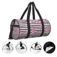 thumbnail image 5 of Fotbe Flamingos Pattern Foldable Sports Gym Bag with Wet Dry Pocket, Ultralight Travel Bag, Large Capacity Duffel Bag, Splash Proof Carry on Bag, Overnight Bag, Weekender Bag, 5 of 8