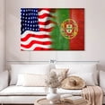 thumbnail image 2 of Elephant Stock Usa And Portugal Flags Wall Art - Horizontal Canvas Wall Art - Living Room Wall Decor - Flags Canvas - Red And Blue Decor - 48" x 32", 2 of 8