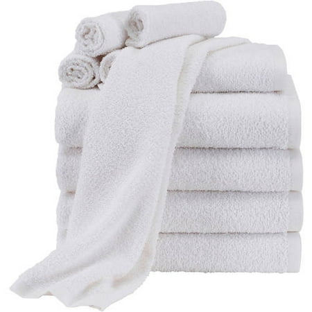 - Mainstays Value Terry Cotton Bath Towel Set - 10 Piece Set
