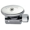 PlumbCraft 1/2 in. FIP in. X 3/8 in. Compression Chrome Plated Straight Valve